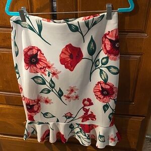 Floral Elegance Women's Pencil Skirt